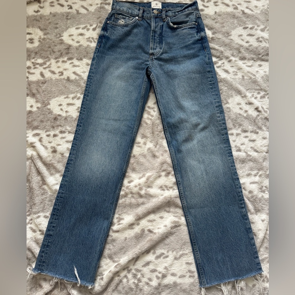 Anine Bing Blue Denim Jeans